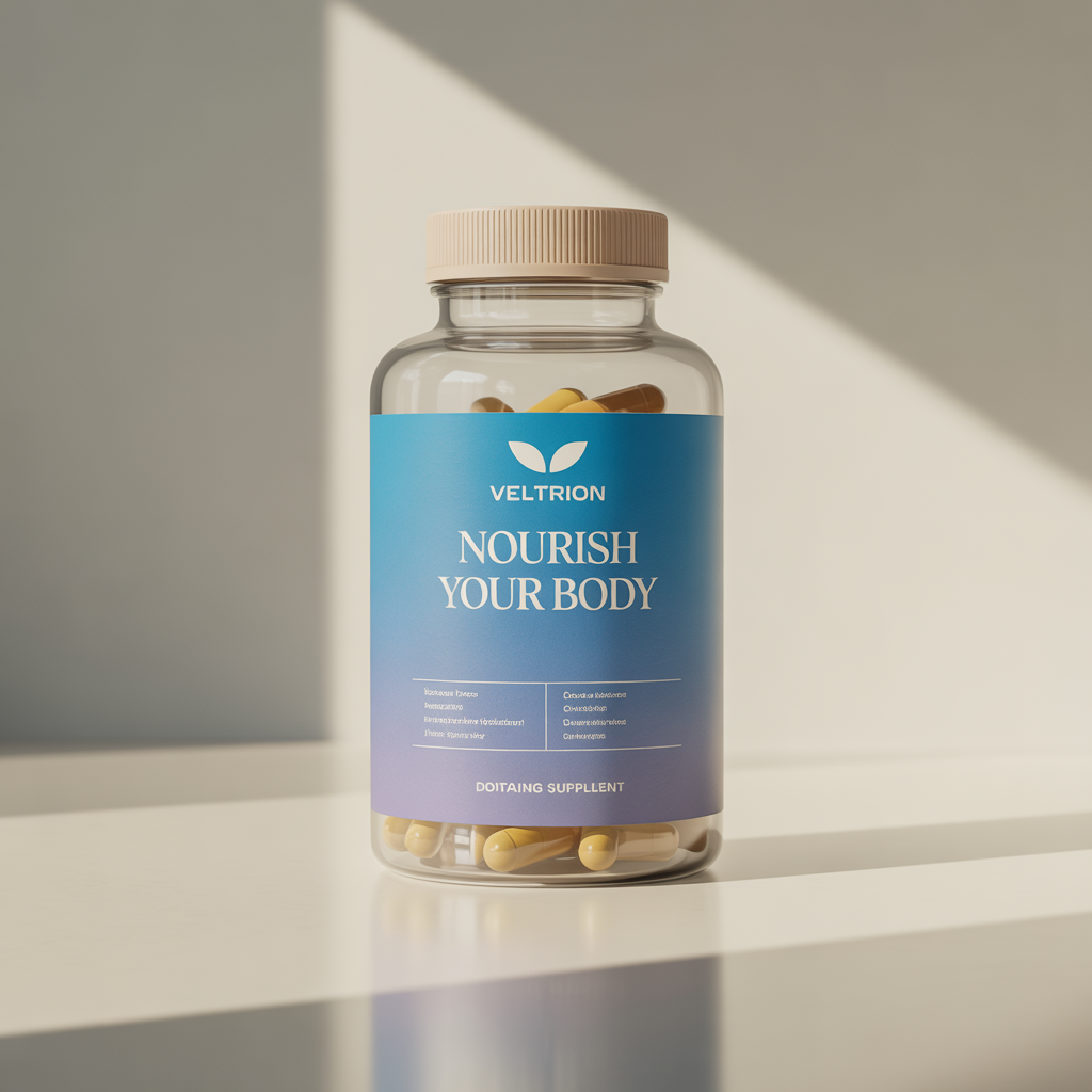 Veltrion dietary supplement product packaging